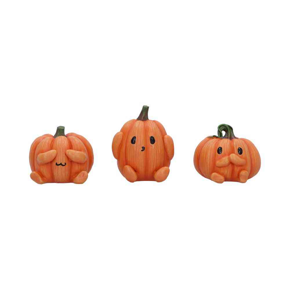 Nemesis Now - Three Wise Pumpkins Figurines - Orange
